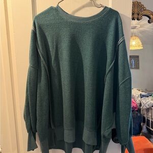 TALULAH Deep Green Crew Neck Sweater